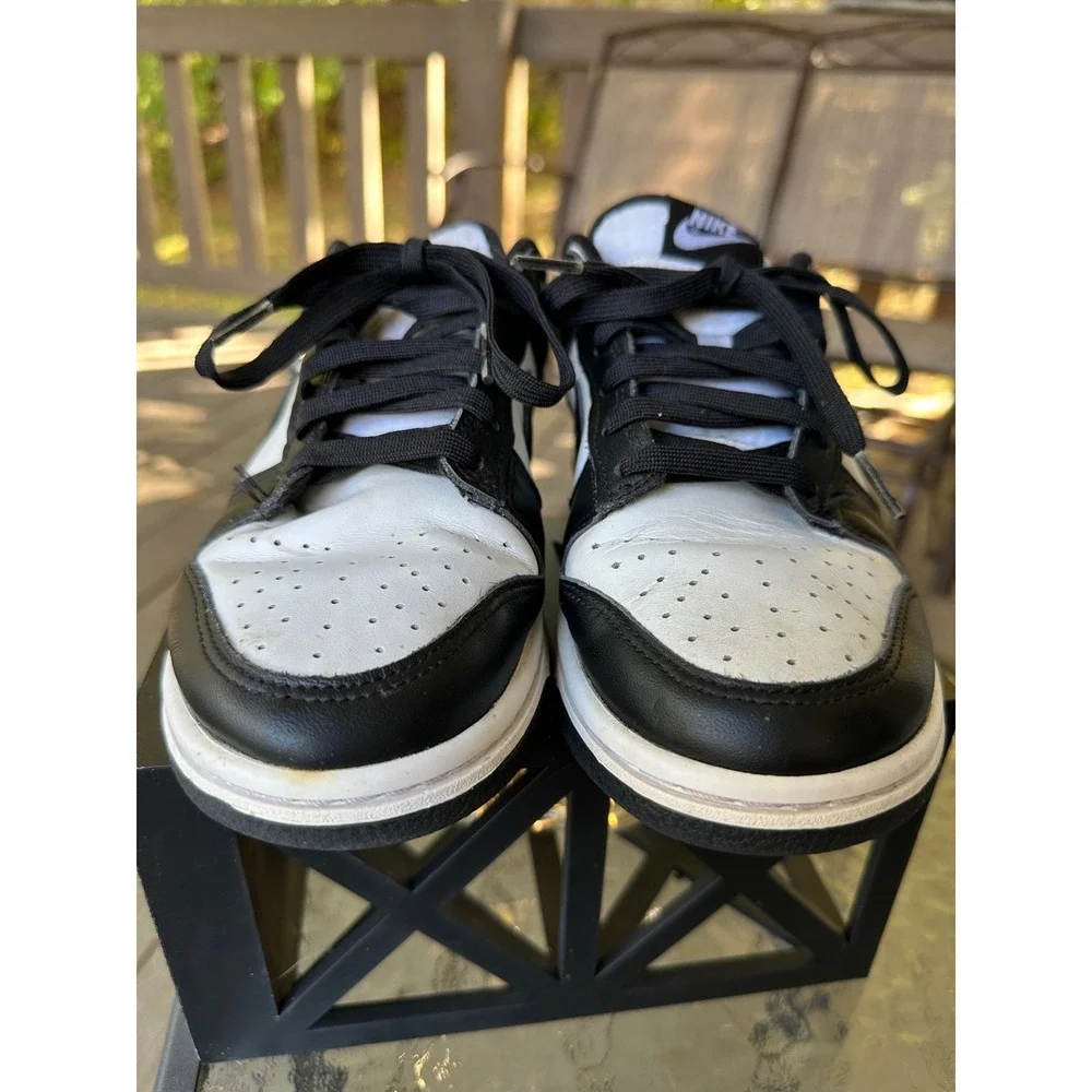 Nike Dunk‎ Low Panda Black White Sneakers Shoes DD1391-100 Youth Size 6.5